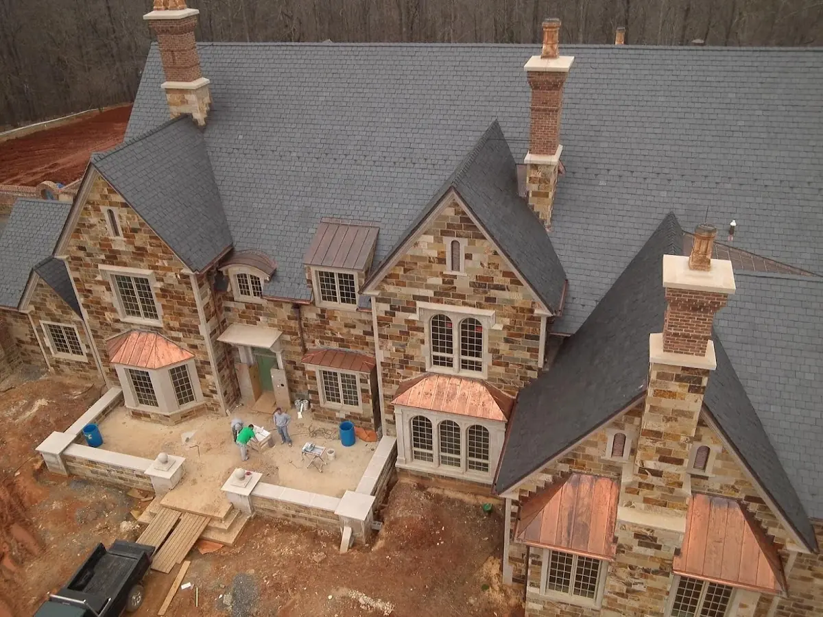 Craftsman Roofing Slate Roof Repair project in Carson